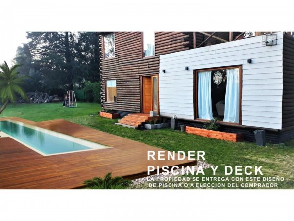 HERMOSA CASAQUINTA ESTILO CABAÑA A ESTRENAR! DISEÑO Y ESTILO,PISCINA DECK, LOTE 800M2, ZONA QUINTAS