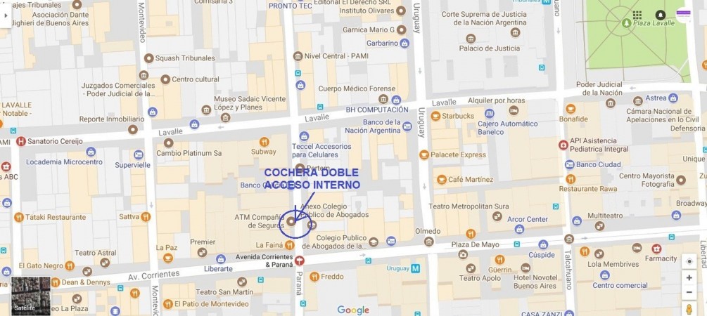 EXC. COCHERA DOBLE FIJA EN TRIBUNALES - INMEJORABLE UBICACION - VIGILANCIA 24HS - ACCESO PRIVADO