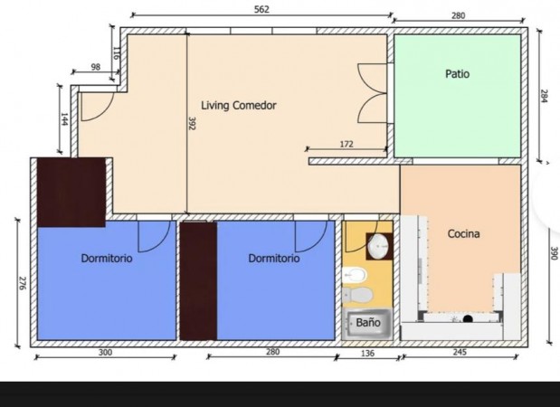 OPORTUNIDAD!! EXCELENTE PH 3 AMBIENTES CON PATIO RECICLADO A NUEVO! EN MONTECASTRO CABA