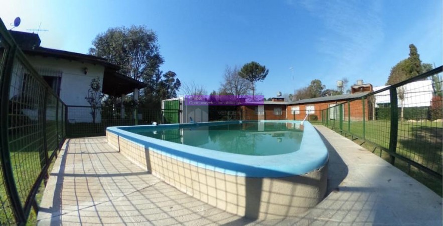 OPORTUNIDAD!!EXC. QUINTA LOTE 1450 M2, 220M2 CONSTR., CASA PPAL, QUINCHO, CASA HUESPEDES, PISCINA, GRAN PARQUE,  PARRILLA, POOL HOUSE, JACUZZI,VESTUARIOS