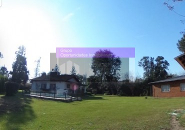 QUINTA LOTE 1450 M2, 220M2 CONSTR., CASA PPAL, QUINCHO, CASA HUESPEDES, PISCINA, GRAN PARQUE,  PARRILLA, POOL HOUSE, JACUZZI,VESTUARIOS EXCELENTE OPORTUNIDAD!!