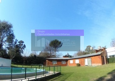 OPORTUNIDAD!!EXC. QUINTA LOTE 1450 M2, 220M2 CONSTR., CASA PPAL, QUINCHO, CASA HUESPEDES, PISCINA, GRAN PARQUE,  PARRILLA, POOL HOUSE, JACUZZI,VESTUARIOS